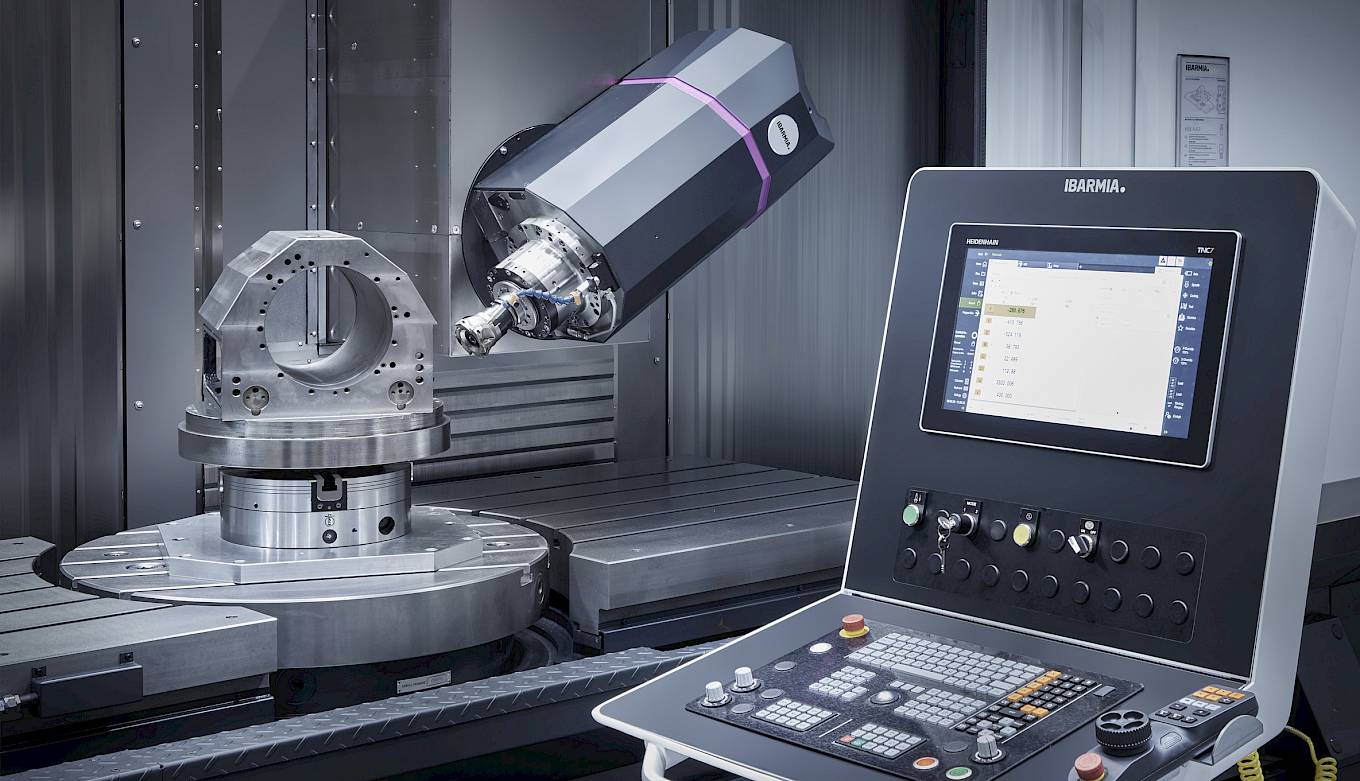 Ibarmia, centros de mecanizado, 5 ejes, CNC, heidenhain, fanuc
